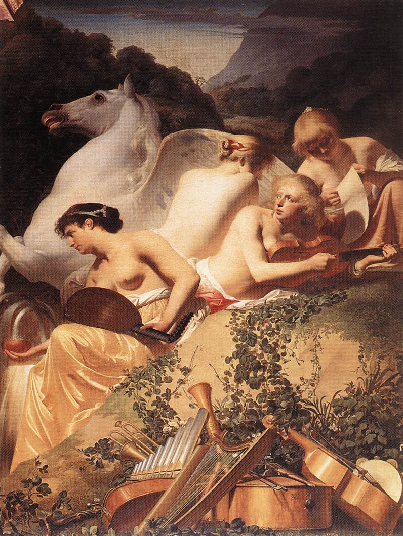 The Four Muses with Pegasus fg